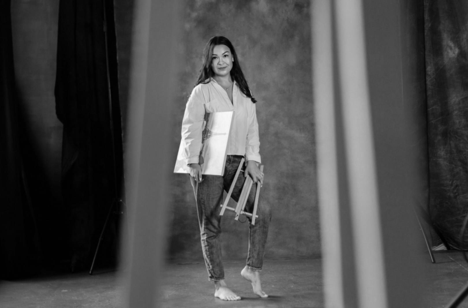 Opere realizzate dagli studenti esposte durante la mostra annuale del 2024